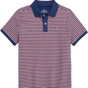 Vineyard Vines Boys' Boys' Striped Edgartown Pique Polo